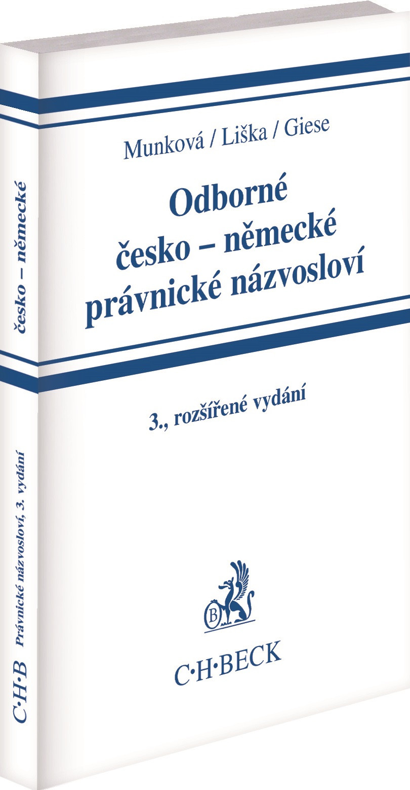 Odborné česko-německé právnické názvosloví. 3. vydání
